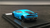  1/64 JEC LB works Aventador LP610-4 Blue Metallic Diecast Car Model 