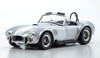 1/18 Kyosho Ford Shelby Cobra 427 S/C (Silver Metallic with White Stripes) Diecast Car Model