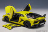 1/18 AUTOart Lamborghini Aventador SVJ (Giallo Tenerife Pearl Yellow) Car Model