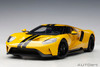 1/18 AUTOart 2017 Ford GT (Triple Yellow with Black Stripes) Car Model