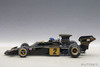 1/18 AUTOart 1973 Lotus 72E Ronnie Peterson #2 Car Model with Driver Figure in Cockpit