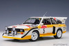 1/18 AUTOart Audi Quattro S1 RALLY SAN REMO 1985 WINNER W. RöHRL/C. GEISTDöRFER #5 Diecast Car Model