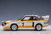 1/18 AUTOart Audi Sports Quattro S1 WRC '86 #2 Roll, Geistdorfer Monte Carlo Diecast Car Model