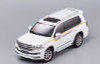 1/18 Toyota Land Cruiser GXR LC200 (White) with Spare Tire Version A Diecast Car Model