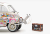 1/12 NSL BMW Isetta Kaikai Kiki Takashi Murakami Cartoon Edition Diecast Car Model