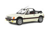 1/18 Solido PEUGEOT 205 GTI MK1 CABRIOLET BLANC MEIJE 1989 Diecast Car Model