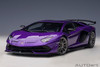 1/18 AUTOart Lamborghini Aventador SVJ (Viola Pasifae Pearl Purple) Car Model