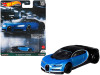 Bugatti Chiron "16" Black and Light Blue Metallic "Exotic Envy" Series Diecast Model Car by Hot Wheels