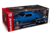 1/18 Auto World 1970 Mercury Cougar Eliminator Competition Blue with Black Stripes Diecast Model Limited