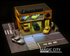 1/64 Magic City Yellow Rocket Bunny Double Floor Showroom Diorama Model Scene (Car models NOT included)