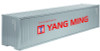 1/18 NZG 40 Ft Shipping Container YANG MING (Silver) Diecast Model