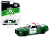 2008 Dodge Charger Police Car Green and White "Carabineros de Chile" "Hobby Exclusive" 1/64 Diecast Model Car by Greenlight