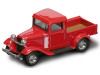 1/43 Road Signature 1934 Ford Pickup Truck (Red) Diecast Car Model