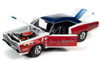 1/18 Sox & Martin 1969 Plymouth Road Runner Legends Of The Quarter Mile Super Stock (Red White Blue) Diecast Car Model