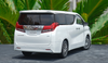 1/18 Toyota Alphard (White LHD) Diecast Car Model