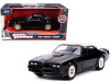 Tego's Pontiac Firebird Black with Gold Stripes and Hood Bird "Fast & Furious" Series 1/32 Diecast Model Car by Jada Tego's Pontiac Firebird Black with Gold Stripes and Hood Bird "Fast & Furious" Series 1/32 Diecast Model Car by Jada
