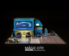 1/64 Magic City Subaru Modification Body Shop Diorama (car models NOT included)