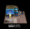 1/64 Magic City Subaru Modification Body Shop Diorama (car models NOT included)