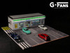 1/64 G-Fans FamilyMart Family Mart Diorama with LED (Car models and Figures NOT included)