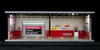 1/64 G-Fans Six Car Honda Theme Garage Diorama with LED (car models NOT included)