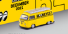  1/64 Tarmac Works Volkswagen Type II (T2) Panel Van Mooneyes With roof Rack