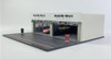 1/64 Tarmac Works RWB Rauh-Welt Theme Racing Pit Garage Diorama with 1/64 Porsche 911 993 RWB Hooters Car Model