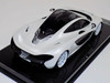1/18 Tecnomodel McLaren P1 (Pearl White with White Wheels) with Carbon Base Resin Car Model Limited 01/01