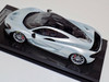 1/18 Tecnomodel McLaren P1 (Ice Silver with Silver wheels & Black Rear Wing) with Carbon Base Resin Car Model Limited 01/07
