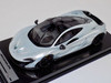 1/18 Tecnomodel McLaren P1 (Ice Silver with Black wheels & Black Rear Wing) with Carbon Base Resin Car Model Limited 01/20