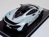 1/18 Tecnomodel McLaren P1 (Ice Silver with Black wheels & Black Rear Wing) with Carbon Base Resin Car Model Limited 01/20