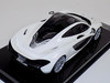 1/18 Tecnomodel McLaren P1 (Gloss White with Silver wheels) with Carbon Base Resin Car Model Limited 01/15