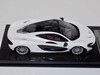 1/18 Tecnomodel McLaren P1 (Gloss White with Silver wheels) with Carbon Base Resin Car Model Limited 01/15