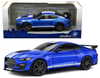 1/18 Solido 2020 Ford Mustang Shelby GT500 Fast Track Ford Performance Blue Diecast Car Model