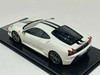 1/18 Looksmart Ferrari F430 Scuderia Avus White Black Stripe Titanium Wheels Resin Car Model