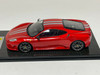 1/18 Looksmart Ferrari F430 Scuderia Rosso Red F1 Silver Stripe Titanium Wheels Resin Car Model