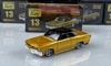  1/64 bburago 1965 Pontiac GTO Gold  Yellow Diecast Car Model