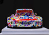 1/18 VIP Porsche 911 RWB 964 Kaikai Kiki Takashi Murakami Cartoon Edition with Blue Wheels Resin Car Model