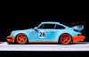 1/18 VIP Porsche 911 RWB 964 Gulf Edition #26 Resin Car Model