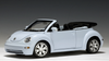 1/18 AUTOart Volkswagen New Beetle Cabriolet - Aquarius Blue Diecast Car Model