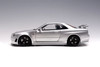 1/18 Motorhelix Nissan Skyline GT-R GTR (R34) Z-Tune (Silver) Diecast Car Model Limited 999 Pieces