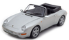 1/18 Norev 1993 Porsche 911 Carrera Cabriolet (Silver) Diecast Model Car