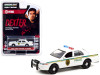 2001 Ford Crown Victoria Police Interceptor White "Miami Metro Police Department" "Dexter" (2006-2013) TV Series "Hollywood Series" Release 32 1/64 Diecast Model Car by Greenlight