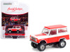 1977 Ford Bronco Custom SUV Red and White with Red Interior (Lot #847) Barrett Jackson "Scottsdale Edition" Series 7 1/64 Diecast Model Car by Greenlight