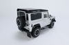 1/18 LCD Land Rover Defender D90 V8 Silver Diecast full open