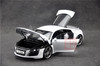 1/18 Kyosho Audi R8 V8 4.2 FSI White (Suzuka Grey) Diecast Model