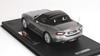 1/18 BBR Fiat 124 Spider Soft Top Metallic Aluminum - With Showcase Resin Car Model Limited 12 Pieces