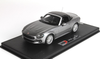 1/18 BBR Fiat 124 Spider Soft Top Metallic Aluminum - With Showcase Resin Car Model Limited 12 Pieces