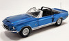 1/18 ACME 1968 Ford Mustang Shelby GT500 Convertible (Acapulca Blue with White Top) Diecast Car Model Limited 