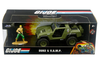 V.A.M.P. Olive Green and Duke Diecast Figurine "G.I. Joe" "Hollywood Rides" Series 1/32 Diecast Model Car by Jada