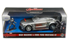 1/32 Jada Avengers War Machine Figure & 2006 Ford Mustang GT Silver Car Model